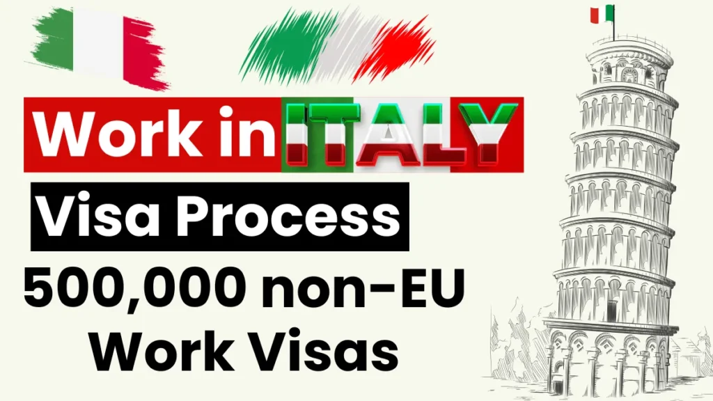 Italy Work Visa Process July 2025: 500,000 non-EU Work Visas